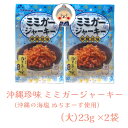 【沖縄珍味】 ミミガージャーキー 沖縄の海塩 ぬちまーす使用 【メール便送料無料】 （大）23g×2袋 ギフト プレゼント 命の塩 沖縄お土..