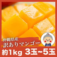 訳あり 沖縄産 マンゴー♪どっさり3-5玉 1kgセットリピーター続出の甘さ★もちろん配送指定も可能です♪ |マンゴー |※7月中旬〜順次発送