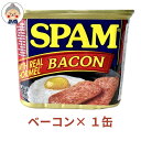 【スパム】SPAM ベーコンスパム 340g スパム 缶詰 手軽に作れる ポークランチョンミート ポーク 豚肉加工 缶詰め 沖縄お土産 沖縄 通販 沖縄土産 ホーメル お試し ｜缶詰 ｜