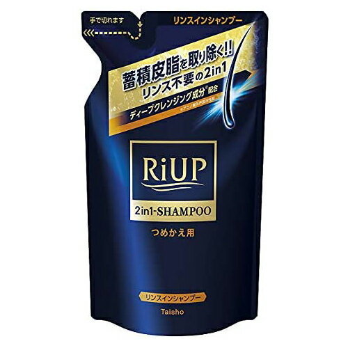 RiUP 2in1-SHAMPOO　髪がきしまず　すっきり洗えるリンスインシャンプーリアップスムースリンスインシャンプーは、蓄積皮脂を取り除く、ディープクレンジング成分（アミノ酸系界面活性剤）を配合しております。髪のきしみを抑えながら、なめらかな洗い心地です。保湿剤のアミノ酸、ビタミン、海藻エキス、生姜エキスを配合しております。＜使用方法＞髪をぬらしてから、適量を手にとり髪全体につけ、よく泡立てて髪と頭皮をマッサージするように洗い、そのあとよくすすいでください。＜全成分＞水、ラウレス硫酸Na、コカミドDEA、ラウラミドプロピルベタイン、グリセリン、ココイルグルタミン酸TEA、ジステアリン酸グリコール、ソルビトール、PEG-12ジメチコン、ポリクオタニウム-10、リシン、アルギニン、システイン、グルタミン酸、セリン、アラニン、トレオニン、プロリン、グリシン、ベタイン、PCA- Na、トコフェロール、パンテノール、ビオチン、ナイアシンアミド、ヒバマタエキス、ショウガ根茎エキス、メントール、BG、PPG -7、クエン酸、安息香酸Na、EDTA-2Na、エタノール、フェノキシエタノール、香料※この商品には、ミノキシジルは配合されておりません。販売名リアップスムースリンスインシャンプー内容量350mL生産国日本販売元大正製薬株式会社※モニターの設定や部屋の照明等により実際の商品と色味が異なる場合がございます。※パッケージデザイン等は予告なく変更されることがあります。JANコード 4987306058804