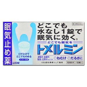 【第3類医薬品】ライオン トメルミン 12錠