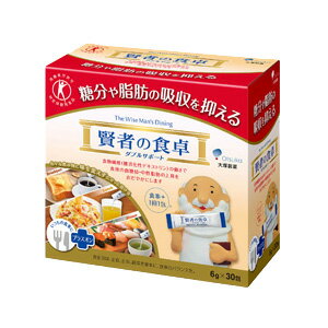 【特定保健用食品】大塚製薬 賢者の食卓 ダブルサポート 6g×30包 (糖分・脂肪)