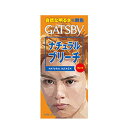 mandam GATSBY natural bleach　1回・短時間で、自然な明るさに脱色！自然な明るさに脱色！透明感のある、軽やかなブラウンヘアに。自然な明るさにムラなく脱色ブリーチ成分がムラなく浸透＆自然に脱色。クリアでキレイな髪色に。ダメージ補修＆手触りなめらかなスムースタッチ効果アミノ酸系トリートメント成分（グルタミン酸・アルギニン・プロリン）配合。さらさら成分（スムースポリマー）とツヤやか成分（ミネラルオイル※1）が、髪表面をコートしてさらツヤに。ツンとするイヤなニオイをおさえたアクアフルーティーの香り。放置時間で髪の明るさコントロール！※毛束写真はイメージです。髪色・髪質・室温等により、仕上がりの色は多少異なる場合があります。※ヘアカラーなどで黒く染めた髪に使用すると、明るさにムラができることがあります。1箱でミディアムヘア（耳がかくれる程度の長さ）まで使用できます。※1 流動パラフィン ※ご使用の際には、必ず使用説明書をよく読んで正しくお使いください※本品のパウダー・ウォーター・クリーム以外のものを絶対に混ぜないでください＜成分＞強アンモニア水、炭酸水素アンモニウム、精製水、ステアリルアルコール、流動パラフィン、濃グリセリン、ポリオキシエチレンセチルエーテル、塩化ステアリルトリメチルアンモニウム、ポリオキシエチレンステアリルエーテル、メチルポリシロキサン、塩化ジメチルジアリルアンモニウム・アクリル酸共重合体液、エデト酸二ナトリウム、塩化ジメチルジアリルアンモニウム・アクリルアミド共重合体液、L-グルタミン酸、L-アルギニン、L-プロリン、香料※商品の改良や表示方法の変更などにより、実際の成分と一部異なる場合があります。実際の成分は商品の表示をご覧ください。商品名ギャツビー ナチュラルブリーチ内容量1剤35g／2剤70ml生産国日本区分医薬部外品発売元株式会社マンダム広告文責昭和薬品株式会社連絡先電話番号 03-3254-4425※モニターの設定や部屋の照明等により実際の商品と色味が異なる場合がございます。※パッケージデザイン等は予告なく変更されることがあります。JANコード 4902806134490