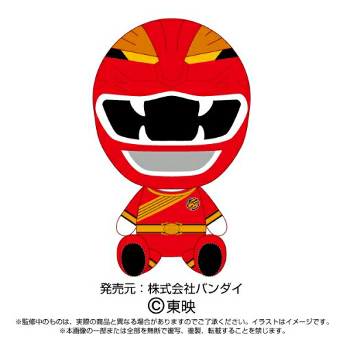 Rakuten - 歴代戦隊レッド 戦隊ヒーローぬいぐるみシリーズ ガオレッド
