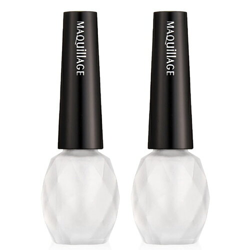 資生堂 マキアージュ トップ&ベースコート 10mL 2個パック
