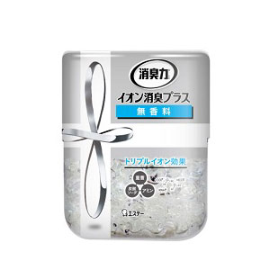 Rakuten - エステー 消臭力 クリアビーズ イオン消臭プラス 無香料 本体 320g
