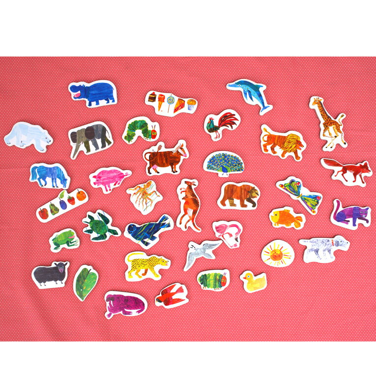 はらぺこあおむし 木製マグネット | エリックカール おもちゃ グッズ 誕生日 男 女 2歳 木のおもちゃ 知育玩具 3歳 誕生日プレゼント 男の子 赤ちゃん 1歳半 室内 木製 一歳 女の子 出産祝い 幼児 0歳 子供 遊び 孫 一歳半 長く 使える 知育 初節句 3才 0才 3