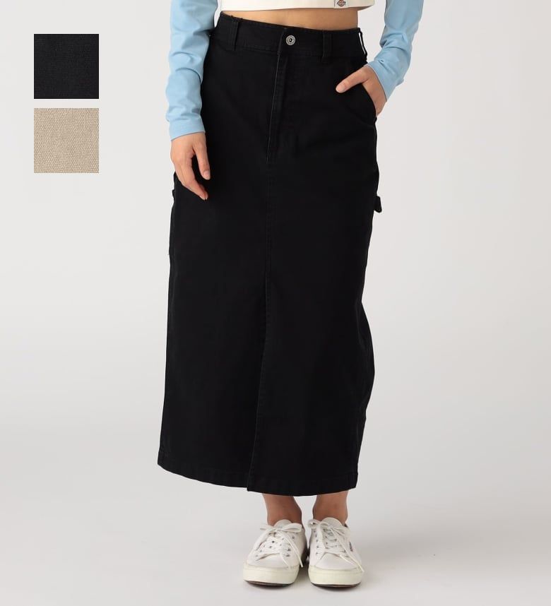 ニコアンド Dickiesコラボワークスカート 無敵の三拍子』揃ってる 
