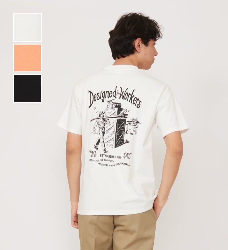 Rakuten - 【Dickies公式】【大きいサイズ】グラフィックTシャツ 半袖(Worker) ディッキーズ