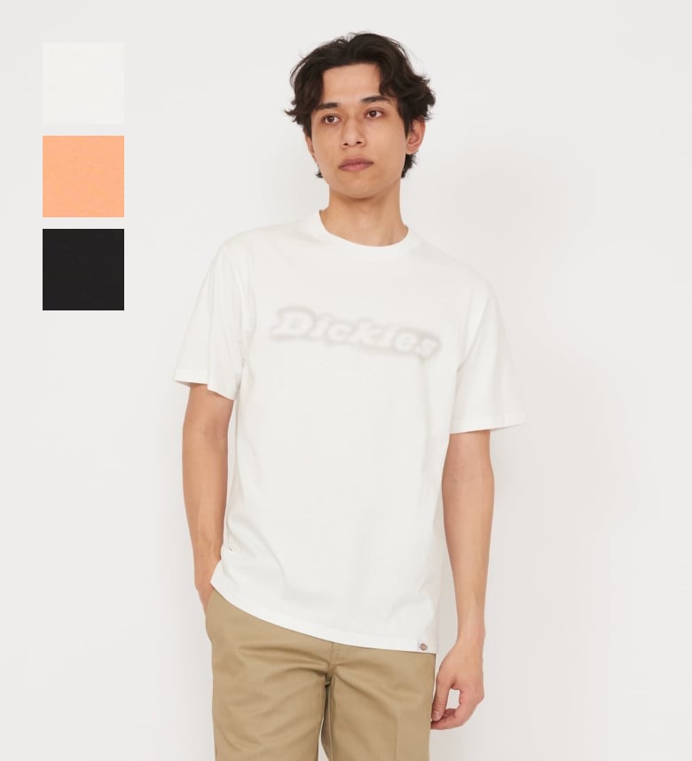 グラフィックTシャツ 半袖(Fuzzy Logo) ディッキーズ