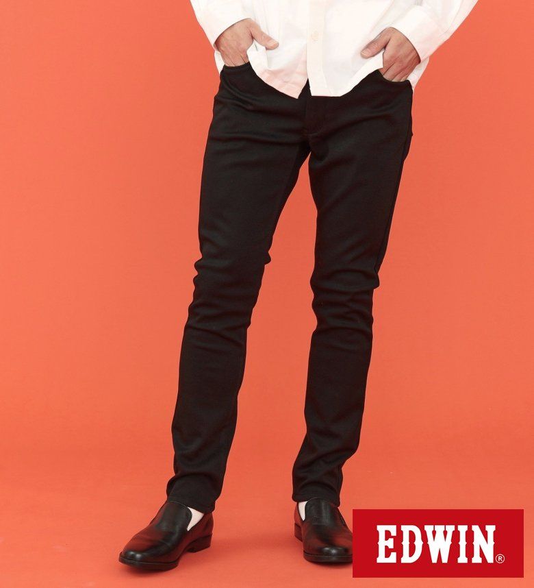 【エドウイン公式】【冬用】WILD FIRE ハタラクロ スキニー 暖パンツ ストレッチ 裏起毛 保温【暖】【WEB限定】 EDWIN エドウィン ワイルドファイアー ワイルドファイヤー 暖かいパンツ 暖パンツ 防寒 秋冬用メンズ