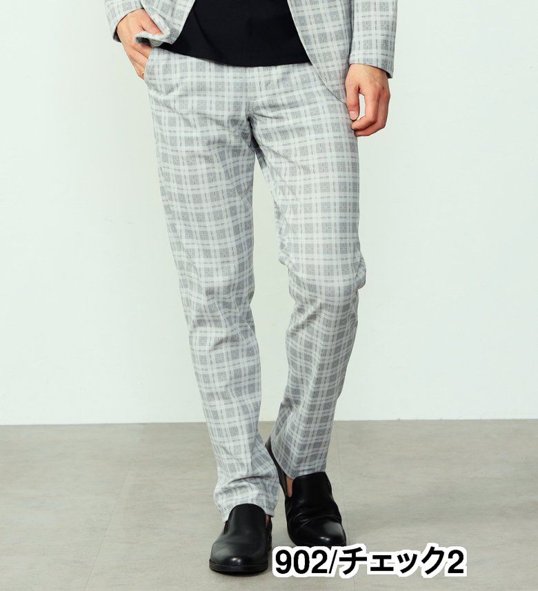 DON RODD チェック柄スラックス（表記50・実寸XL相当）｜NA263 DON RODD チェック柄スラックス（表記50・実寸XL相当）｜NA263