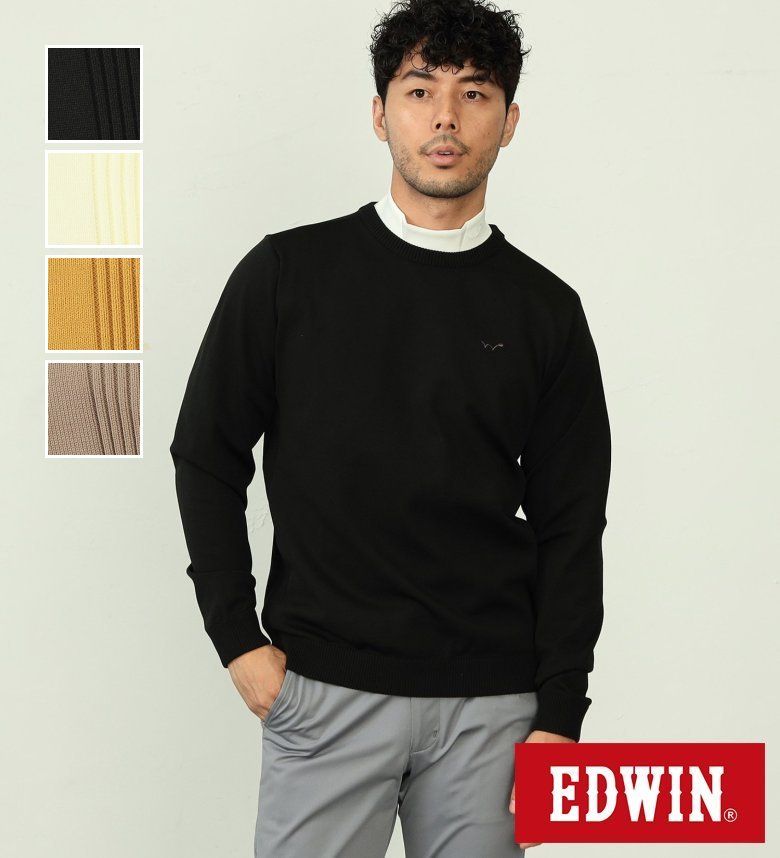 EDWIN GOLF クルーネックニット エドウィン