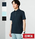 エドウイン Tシャツ メンズ 【エドウイン公式】EDWIN GOLF ミニワッフルポロシャツ半袖Tシャツ EDWIN エドウィン ゴルフ メンズ