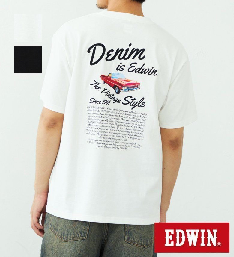 Tシャツ・カットソー EDWIN Men T-shirt White I035033 0267 楽天市場】EDWIN(Tシャツ・カットソー|トップス):メンズ