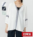 【エドウイン公式】【SALE★20%OFF】ボヘミアンシャツ【アウトレット店舗・WEB限定】EDWIN エドウィン レディース