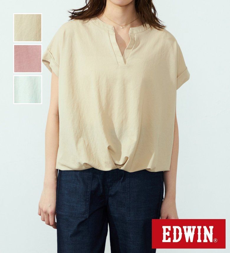 【エドウイン公式】 VネックカットソーTシャツ【アウトレット店舗・WEB限定】EDWIN エドウィン