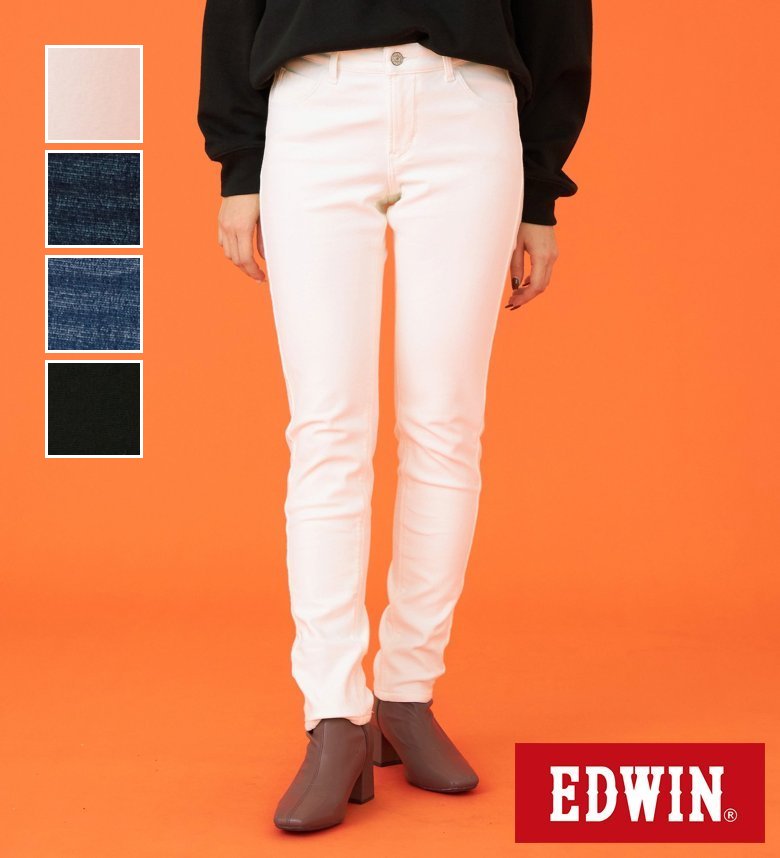 【エドウイン公式】 【暖】BODY FIRE スキニーデニムパンツ【アウトレット店舗・WEB限定】EDWIN エドウィン レディース