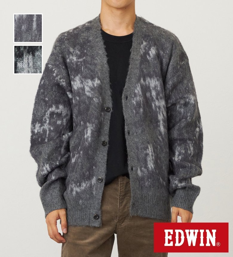 【エドウイン公式】 モザイクニットカーディガン【アウトレット店舗・WEB限定】EDWIN エドウィン メンズ