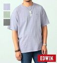 エドウイン Tシャツ メンズ 【エドウイン公式】 ウォッシュドBIGTシャツ【アウトレット店舗・WEB限定】EDWIN エドウィン メンズ