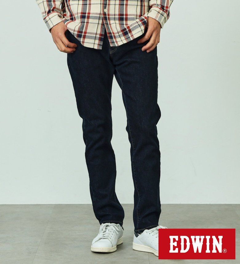【エドウイン公式】【SALE★20%OFF】ジャージーズ スリムテーパードデニムパンツ【スタンダードモデル】EDWIN エドウィン JERSEYS 定番 ストレッチパンツ ストレッチデニム ジーンズ ジーパン タイト 細身 細め メンズ