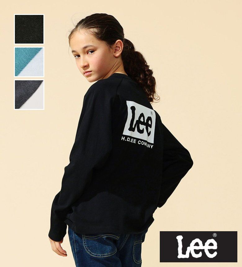 【Lee公式】【ガレージSALE★50％OFF】【110-150cm】キッズ バックプリント Leeロゴ ロングスリーブTee リーのサムネイル
