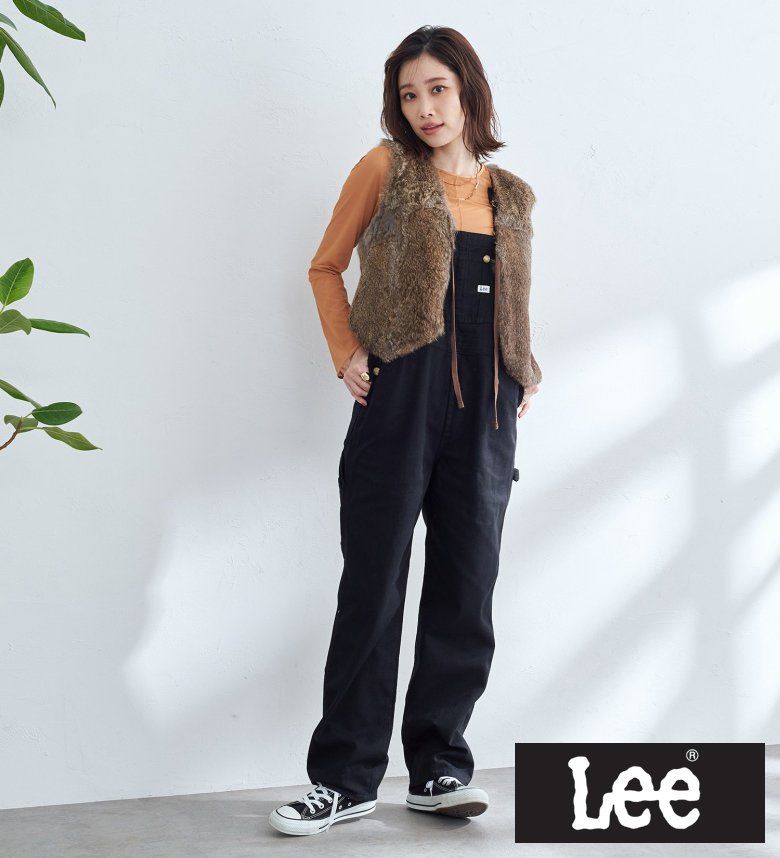 【Lee公式】テーパードオーバーオール/サロペット DUNGAREES【スッキリシルエット】 レディース リー