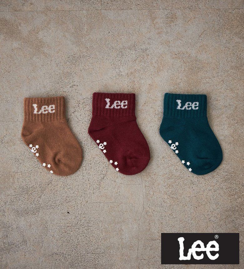 【Lee公式】【最大2000円OFFクーポン★10/10まで】Lee BABY ロゴソックスカラー 3Pリーのサムネイル