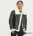 【アルファ公式】B-3 シープスキンレザージャケット ALPHA INDUSTRIES