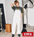 【エドウイン公式】【GW SALE★50%OFF】【WEB限定】STEP MARK バルーンオーバーオール サロペット ビブ カーゴ EDWIN エドウィン