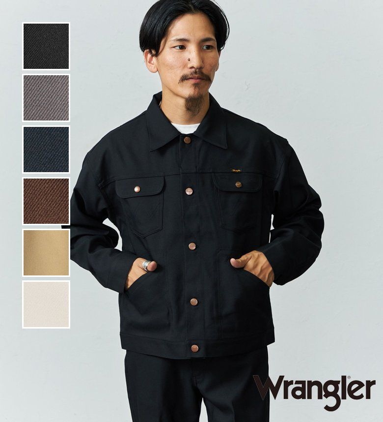 124MJ WRANGLER WRANCHER/ランチャー ビッグシルエットジャケット Wrangler 軽アウター