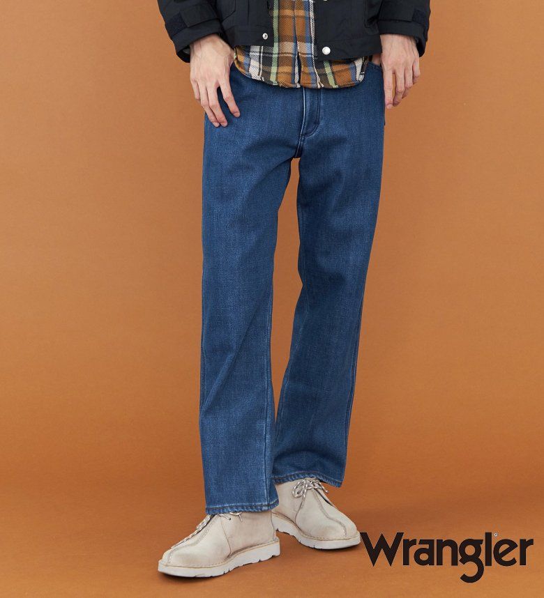 ラングラー ジーンズ メンズ 【ラングラー公式】【SALE★50％OFF】【暖】Wrangler レギュラーストレート 三層構造 Wrangler 暖かいジーンズ 暖かいパンツ 暖かパンツ 防寒 秋冬向け 秋冬用 ストレッチデニム ジーパン メンズ