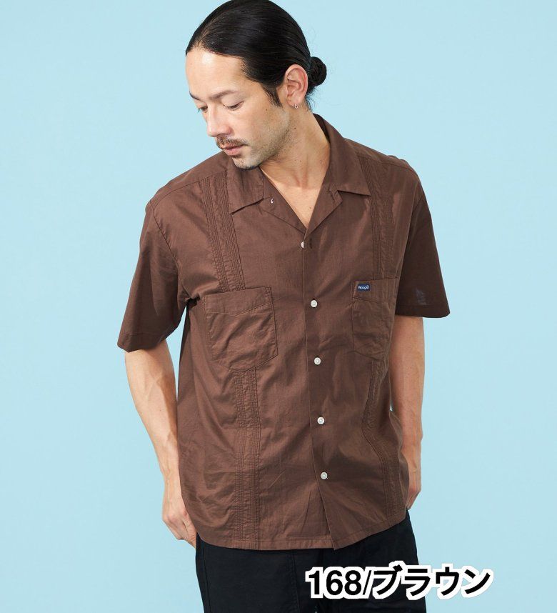 楽天市場】キューバシャツ（カラーブラウン）（メンズ