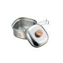 キャプテンスタッグ BQ 焚火 クッカー 調理機器 ステンレス角型ラーメンクッカー 1.3L UH-4202 CAPTAIN STAG