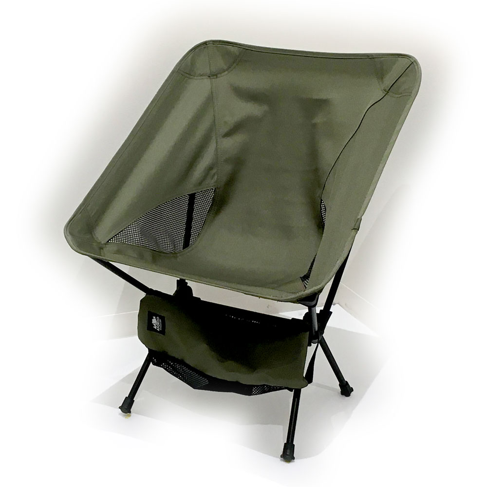 アポリト イス チェア コンパクトチェア ジュラルミン AP-ULCHRJ-OL オリーブ APORITO OUTDOORのサムネイル