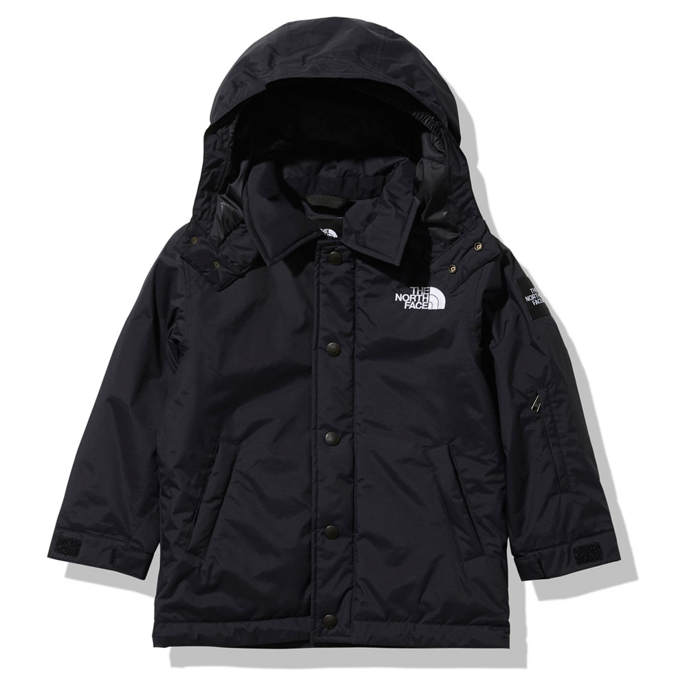 THE NORTH FACE スキーやスノーボード、雪遊びなどの スノーアクティビティから普段使いまで、 マルチパーパスな防水ジャケットです。 表地は防水透湿性に優れたハイベント2層構造を採用。 中わたは保温性が高く、洗濯がしやすい ポリエステル100％のプリマロフトを使用しています。 フロントはフラップとファスナーで雪や雨の浸入を軽減。 スノーカフはジャケットと一体型で、 袖口にはグローブを着けたままでも操作がしやすい 大きめの面ファスナーを配置しています。 フードは取り外しが可能で、フードを外した状態で フード付きパーカの上に羽織るなど バラエティ豊かな着こなしが楽しめます。 ■Fabric： ＜表地＞70D/90D HYVENT(2層) (表側：ナイロン100％、裏側：ポリウレタンコーティング) ＜中わた＞PRIMALOFTBLACK Insulation ECO (ポリエステル100％) ＜裏地＞TNF Embossed Taffeta(ポリエステル100％) ■Function：取り外し可能なフード、スノーカフ付き、 左袖ロゴワッペン、裾に埋め込み型ストッパー、左袖小物入れポケット、 ロゴ刺繍、記名ラベル付き ■Size：100、110、120、130、140、150 ■Weight：約505g(130サイズ) ■サイズ詳細：サイズ/着丈/身幅/肩幅/袖丈/裾幅/袖口幅 100/46/40/34/35/39/13、110/49/41/35/38/41/13 120/52/43/37/42/43/14、130/56/45/39/46/45/14 140/60/48/42/50/47/15、150/64/50/44/54/50/16 メーカー品番：NSJ62144 ●当店は店舗と同時販売(在庫を共有)の通販サイトです。 表示されている在庫はリアルタイムではございません。 ご注文後に在庫を店頭商品にて確保いたします。 その為、ご注文と入れ違いで店舗にて商品が完売となる場合がございます。 完売の場合はメールにてキャンセルのご連絡をさせて頂きます。(電話連絡はしておりません) また、在庫には店頭展示品(サンプル品)も含まれておりますので、展示品につき検品段階にて 汚れ、キズ、ゆがみ、ホツレ等が発見された場合は店頭にて 完売と同様にキャンセルのご連絡をさせて頂きます。 ●出荷店舗、配送場所により配送指定のご希望に添えない場合がございます。 ●販売数量限定商品に関しましては複数のご注文などで制限数を超えた場合は ご注文をキャンセルさせていただく場合がございます。 なお、ご注文者様別名義でも発送先が同一の場合、 またはご注文者様は同じで別の発送場所に関しましても同様に ご注文をキャンセルさせていただく場合がございます。 ●海外転送会社をご使用になられたり、クレジットカードの名義人様とご注文者様が一致しない場合は ご注文をキャンセルさせていただく場合がございます。 ●ご注文前には必ず「よくあるご質問(FAQ)」商品の「仕様」をお読みください。 ご注文頂いた商品に関しましては上記、すべてをご了承されたものとみなされます。 ※店頭商品の発送となる為、ご注文商品の化粧箱や梱包用の袋などが ご注文のメーカー、品番と異なることがありますので予めご了承ください。 ※製品の外観・仕様はメーカーにより予告なく変更される場合があります。 ※在庫のお問い合わせは店舗同時販売の為、お答えしておりません。 また、サイズに関してもメーカー開示のない商品についての お問い合わせはお答えしておりません。予めご了承ください。 ※携帯電話からの場合、サイズチャートなどすべての内容が表示できない場合がございます。 パソコンにてご確認をお願いいたします。 ※ご注文前に必ずよくあるご質問(FAQ)をご確認ください。