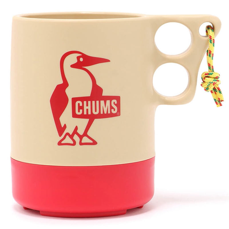 `X }OJbv Lp[}OJbv[W CH62-1620 Beige/Red CHUMS Camper Mug Cup Large