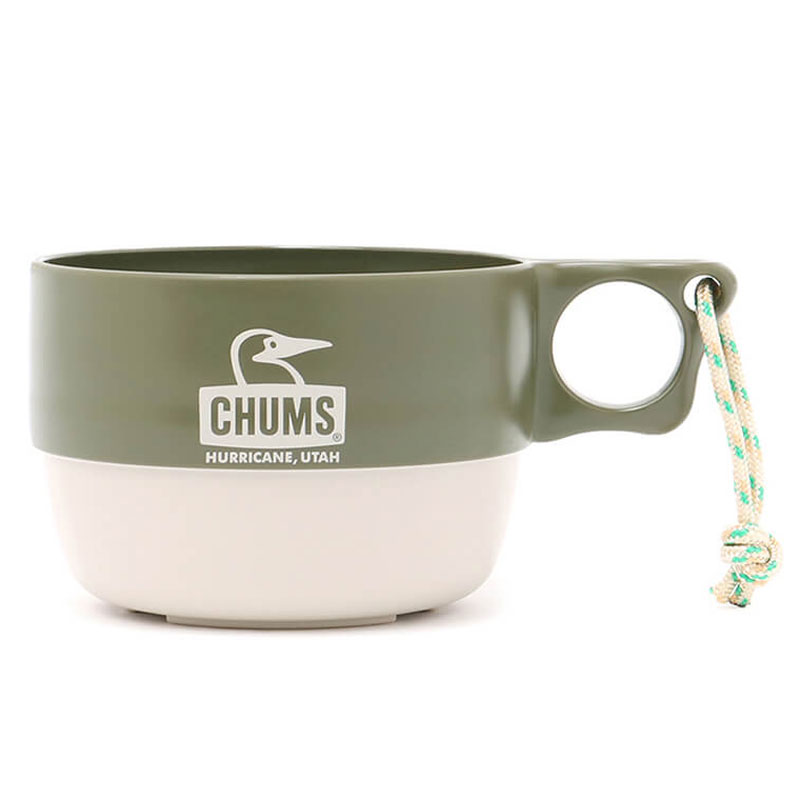 `X Lp[X[vJbv CH62-1733 Khaki/Gray CHUMS Camper Soup Cup