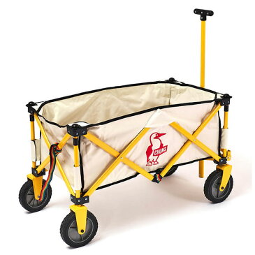 チャムス ワゴン チャムスフォールディングワゴン CH62-1755 Natural/Yellow CHUMS CHUMS Folding Wagon