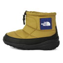 ノースフェイス キッズシューズ ヌプシ ブーティ ロゴ ショート NFJ52280 ML(ミネラルゴールド×ラピスブルー) THE NORTH FACE