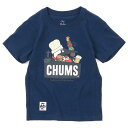 チャムス Tシャツ キッズバーベキューブービーTシャツ CH21-1215 Navy CHUMS Kid's BBQ Booby T-Shirt