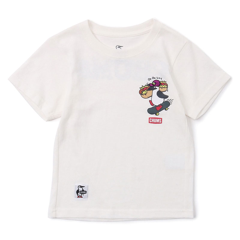 チャムス Tシャツ キッズチャムスデリバリーTシャツ CH21-1223 White CHUMS Kid's CHUMS Delivery T-Shirt