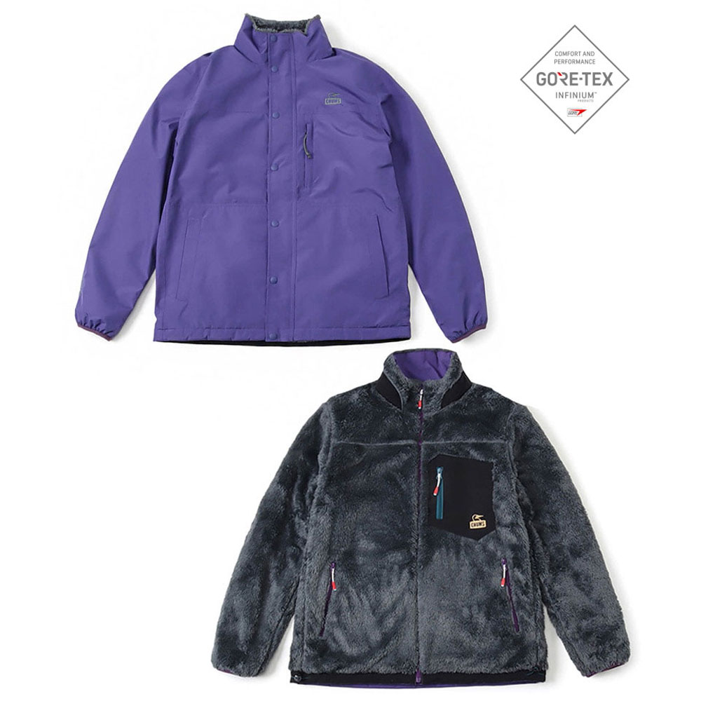 チャムス メンズアパレル アウター エルモゴアテックスインフィニアムリバーシブルジャケット CH04-1315 Purple/Charcoal CHUMS