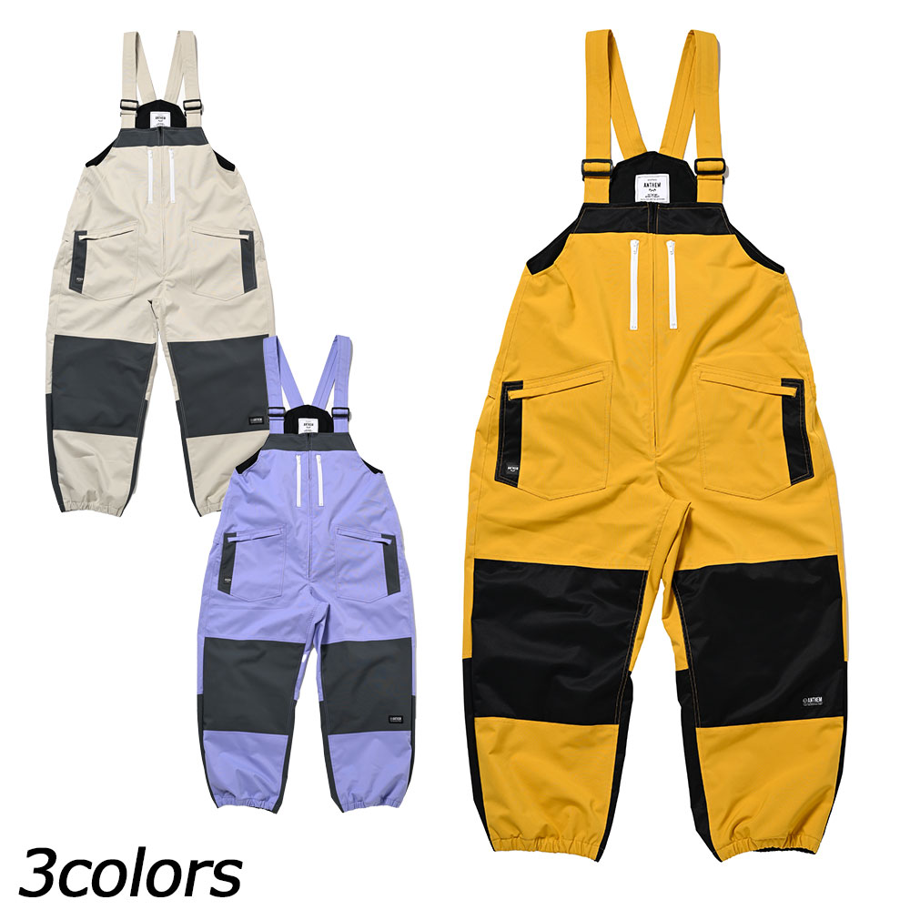 アンセム ANTHEM サグライドビブ AN2334 スノーボードウェア パンツ ユニセックス ビブパンツ