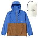 ノースフェイス THE NORTH FACE コンパクトジャケット NP72230 SU(スーパーソニックブルー×ユーティリティブラウン) メンズ 撥水 ジャケ...