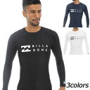 ビラボン BILLABONG ROUND NECK LS BD011853 UVケア ラッシュガード 長袖 メンズ