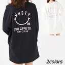 ラスティ RUSTY PEARTEX長袖Tシャツ 923462 UVケア Tシャツ レディース 長袖 吸汗速乾 UVカット