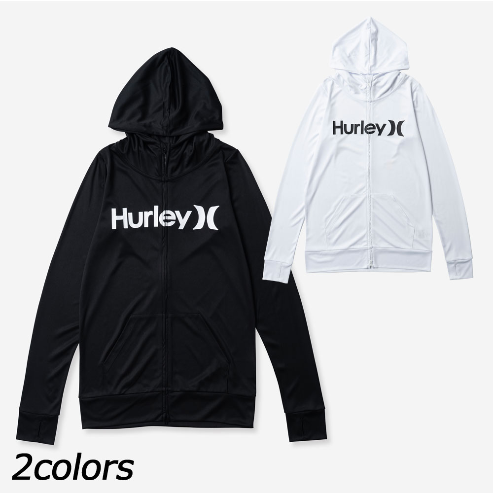 ハーレー Hurley ラッシュ ワンアンドオンリー フルジップ フーディー WRG2320015 UVケア ラッシュガード パーカー レディース