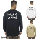 ビラボン BILLABONG ラッシュロングスリーブティ BE011868 UVケア ラッシュガード 長袖 Tシャツ UPF50+ メンズ