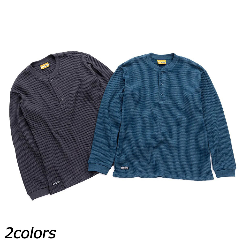 グリップスワニー GRIP SWANY ワッフルロングスリーブティ GSC-83 Tシャツ 長袖 ワッフル生地 メンズ